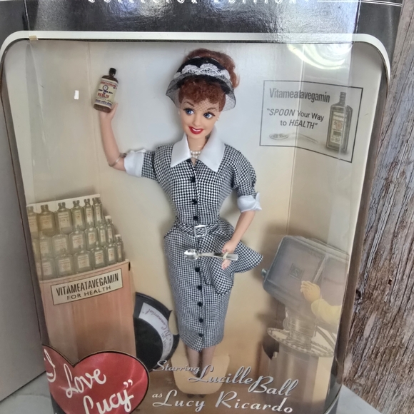 Mattel Other - Mattel I Love Lucy Doll - Black and White Outfit